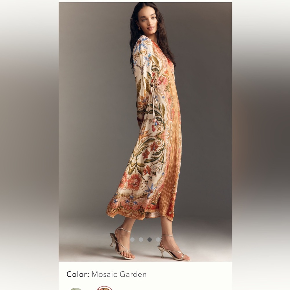 Farm Rio X Anthropologie maxi dress - Picture 3 of 4